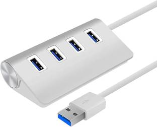 coolcold USB 3.0 4 Port Hub USB Hub 3.0 High Speed Data Transfer For PC, Laptop, Macbook Etc. USB Hub