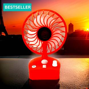 SYARA Cool Fan ( Rechargeable Table Fan) (Mini Fan) for Home, office UB156 Cool Fan (AC Cooler) (Recha...