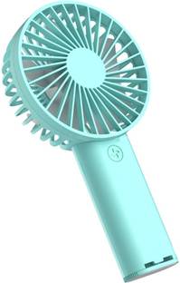 HALOZA (RECHARGEABLE PORTABLE USB FAN) 2000mAh Lithium Battery Mini USB Fan Mini Hand fan Rechargeable Mini Fan with USB Charging 3 Speed Option Fan USB Fan