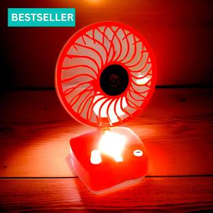 SYARA Cool Fan ( Rechargeable Table Fan) (Mini Fan) for Home, office FI140 Cool Fan (AC Cooler) (Recha...