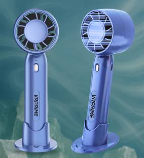 VRPRIME Portable Hand Fan Mini Fan with Speed Settings | Hand Fan Charging Mini Portable Cooler Rechargeable Fan
