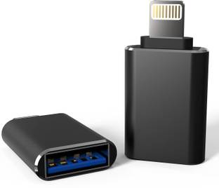 VOOCME Lighning to USB Camera Adapter, USB 3.0 OTG Cable for iFone/iPad to Connect Card Reader, USB Flash Drive, U Disk, Keyboard,Mouse.( PACK OF 1) Laptop Accessory
