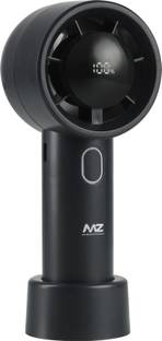 MZ F52 (RECHARGEABLE JET FAN) 5 Speed Mode, High Speed USB Fan with Separate Base & Digital Display US...