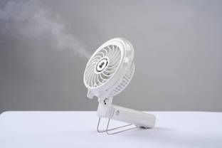 Brrf brrf Portable Misting Fan|Handheld/Desk/Foldable Fan|Rechargeable Battery |Cooling Humidifier| Operated with 3 Speed USB Desk Fan for Home, Office, Travel USB Fan