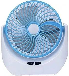 Cdw High-Speed 2400mAh Rechargeable Table Fan with LED Light, Portable Fan, USB Fan, portable USB tabl...