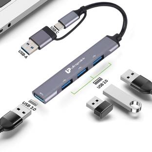 Ultraprolink Slimport 4C – USB Type C+USB-A to USB 3.0 x 1 port + USB 2.0 x 3 ports Hub UL1205 USB Hub
