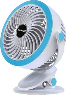 LACCO 5Speeds Adjustable,Bidirectional 360 ° Adjustable,Super Strong Wind,Portable Fan Mini Clip on Fan, Battery Operated Desk Fan USB Fan