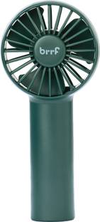 Brrf Pocket Fan | Inbuilt Battery 2000 mAh Handheld , 3 Speeds, USB Rechargeable | Upto 12 Hours Running On Single Charge, Carry It Anywhere USB Fan