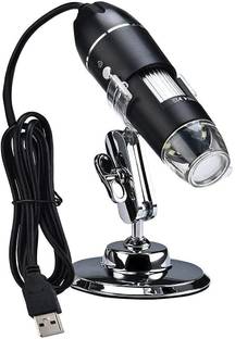 RyzCare USB Digital Microscope 50X to 1600X, 8 LED Magnification Microscope Microscope Slide Box