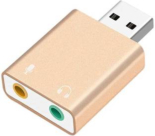 SOUVENIR 7.1 Channel USB Stereo Audio Sound Adapter External Sound Card Compatible With BM 800 Mic Just Plug and Play Sound Card USB 2.0 Sound Card for Computer And Laptop 7.1 Channel USB Stereo Audio Sound Adapter External Sound Card Compatible With BM 800 Mic Just Plug and Play Sound Card USB 2.0 Sound Card for Computer And Laptop Sound Card USB Sound Card 7.1 Channel USB External Stereo Sound Adapter Splitter Converter with Volume Control for Windows and Mac,Plug & Play Sound Card for BM 800 Mic and Studio Recording Laptop Accessory, Sound Card