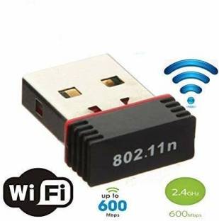 Red Champion For PC, Desktop,Nano Size WiFi Dongle Compatible with Windows, Mac OS & Linux Wi-Fi Receiver 950 Mbps Wireless Network USB Adapter USB Adapter 2.4GHz, 802.11b USB LAN Card, Laptop Accessory