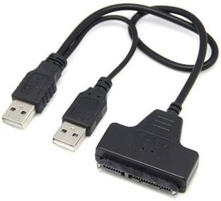 Frackson SATA 22P Hard Drive Adapter Cable Converter USB 2.0 to 2.5" (Laptop Only) USB Cable