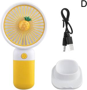 Da Novira Mini Portable Hand Fan with Mobile Stand_High Wind Flow_Light Weight Pocket Fan Mini Portabl...