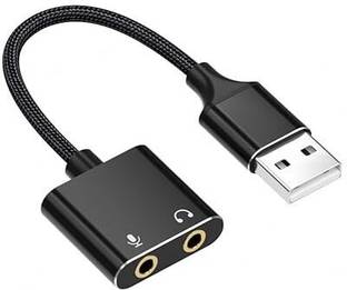 SarvoTeleweb Sound Card USB to Audio Adapter Converter Plug Play Sound Card USB to Audio Adapter Converter Plug Play Sound Card