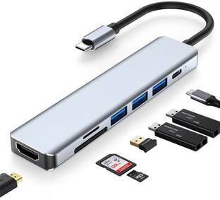 Artek 105 7 in 1 with 4K@30Hz HDMI,USB 3.0/2.0 Ports,87W PD,SD/TF Card Reader USB Hub