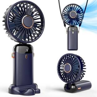 MOGADGET Blue Mini Handheld Fan,Portable Fan USB Rechargeable ,Small Pocket Fan Cooling Mini Portable ...