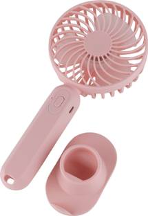 TG S9 (PORTABLE RECHARGEABLE USB FAN) 3 Speed Mode High Speed with 1200mAh Battery S9 Mobile Stand USB Fan