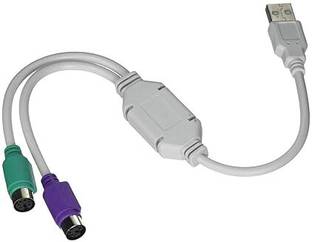 ALRITO PS2 Active Adapter USB Type A Male to PS 2 Femalefor Keyboard Mouse for Keyboard Mouse USB Cable