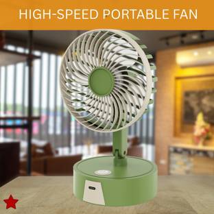 GUGGU Raftaar Mini Ac Cooler High Speed USB Rechargeable Table Fan for Home/OfficeO496 Raftaar Mini Ac...