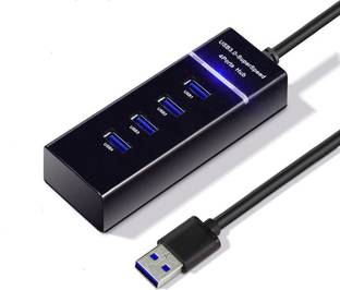POZUB USB Multiport Extension Board Charger Socket Hub For Keyboard,Mouse,Pen drive Electrical Extension Charging Switch Board USB Hub Cable Adapter LED Indicator USB Hub, Laptop Accessory, USB Charger, USB Cable, Expansion Card, USB Flash Drive