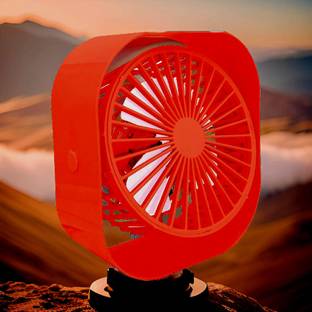 Clairbell Superior Portable USB Desk Fan with Direct Plug-In AC Cooler Mini Fan_ZSR195 Trendy (Direct Fan) Light Weight Portable Fan_FC195 USB Fan