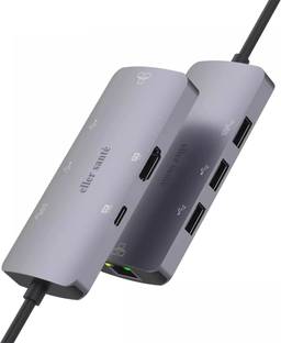 eller santé USB Hub Type C multiport 3.0 High Speed Adapter connector (5GBPS) data transfer 4K HDMI, Type C PD, Ethernet for Macbook, iPad, Laptop, and Other Type C Devices USB Hub