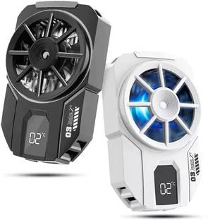 Cubonic X Memo DLA3 Mobile Semiconductor Black Radiator|LED Display|Adjustable Mount Gaming/Streaming/Recording |LED Display|Adjustable Phone Mount USB Fan