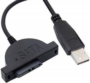 Frackson USB 2.0 to Mini Sata II 7+6 13Pin Slimline SATA for Laptop CD/DVD 2.0 Usb to Dvd Cable USB Cable