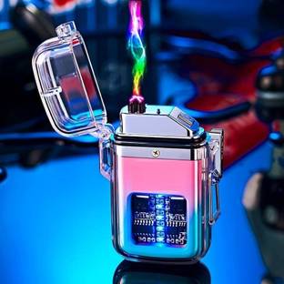 HumBiG ™ Double Arc Flash Light Multicolor Portable Light Lighter Charging Waterproof Camping Repairing Emergency Energy Class USB Charger