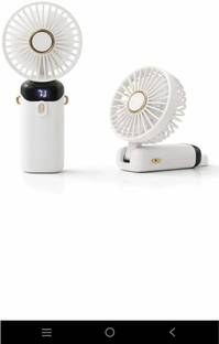 Doevia Portable Fan USB Rechargeable Fan ,Small Pocket Fan Mini Portable Hand Fan with 5 Speed & 1800 ...