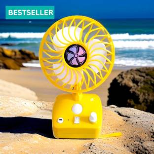 SYARA Cool Fan ( Rechargeable Table Fan) (Mini Fan) for Home, office NGE294 Cool Fan (AC Cooler) (Rech...