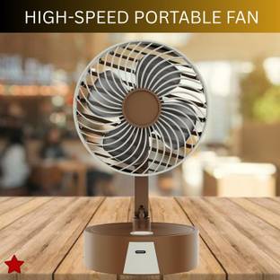 GUGGU Raftaar Mini Ac Cooler High Speed USB Rechargeable Table Fan for Home/OfficeO332 Raftaar Mini Ac...