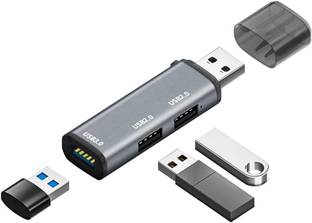 spincart 3 Port USB 3.0 HUB Splitter, Extender Multi Port Adapter, (1 Port USB 3.0) Dongle HUB USB Hub