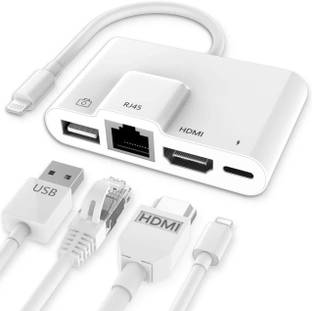 DooBuy HDMI, Lightning, USB, USB Type C OTG Adapter