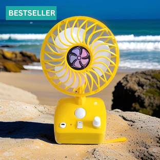 YAROH Cool Fan ( Rechargeable Table Fan) (Mini Fan) for Home, office CX46 Cool Fan (AC Cooler) (Rechar...