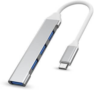 Foxne Point Type C HUB To USB3.0 Type-C 3xUSB High Speed Splitter 4 Port 4 in 1 USB C Type C HUB To USB3.0 Type-C 3xUSB For Ipad Macbook PC Card Reader