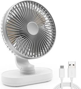 Litanika Portable Tabel Fan, Desk Fan Rechargable USB Fan, USB Air Cooler