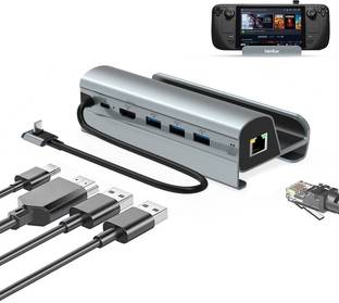 Verilux Docking Station Compatible with Steam Deck, 6-in-1 Steam Deck Dock with Docking Station Compatible with Steam Deck, 6-in-1 Steam Deck Dock with Card Reader