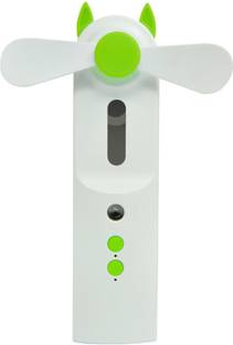 Tlismi Creative Rechargeable Mini Nano Mist Spray Hand Fan with Adjustable 2 Speed Mode Summer Cooling Pocket Water Sprayer Personal Desktop Humidifier Home & Travel USB Fan