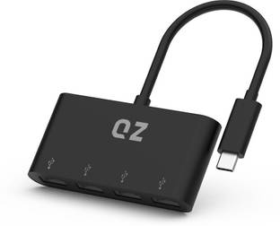 QZ USB Type C Hub [USB 3.1 Gen 1, 5Gbps] for Next Gen Office Work Station HB12 USB Hub