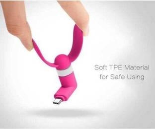 APNA KANHA Mini Portable V8 Fan for Smartphone USB Fan