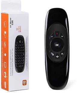 RuhZa Universal TV Remote Air Mouse, Wireless Keyboard Fly Mouse Wireless Ambidextrous Hybrid  Gaming Mouse