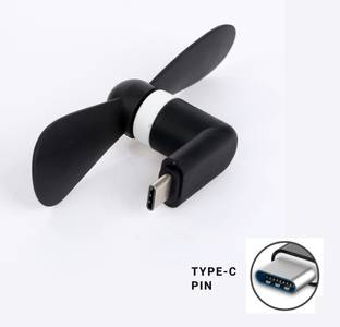 JANGI Type-C Personal USB Mini Fan 151 for Android Cell Phones USB mini Fan Type-C portable mini fan 151 usb OTG adaptor gadget for all mobiles USB Fan