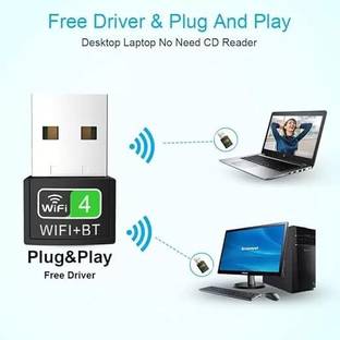 RuhZa iFi Adapter for PC/Laptop/Desktop, WiFi Bluetooth Dongle 2 in 1 Wireless BT WiFi Dongle, Dual Band Bluetooth Bluetooth