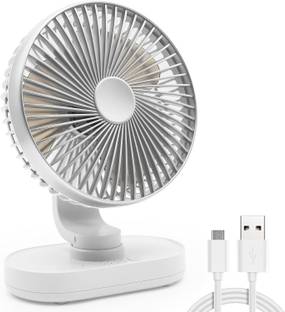 Litanika Portable Tabel Fan, Desk Fan Rechargable USB Fan, USB Air Cooler