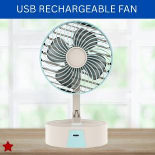 GUGGU Raftaar Mini Ac Cooler High Speed USB Rechargeable Table Fan for Home/OfficeO82 Raftaar Mini Ac ...