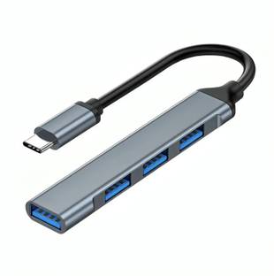 Henture USB Hub Type C to 4 USB-A Ports Compatible for PC, MacBook, Mobile 3.0 USB Hub