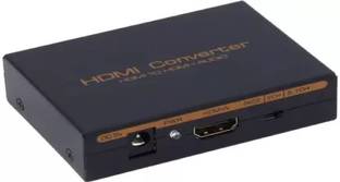 VOOCME HDMI to HDMI Optical SPDIF + RCA L/R Converter Splitter (AY60)TD-562H (Black, For TV) HDMI Connector