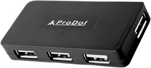 Henture PRODOT Prodot 4 Port USB 2.0 Hub with Hi-Speed Data Transfer, LED USB Hub USB Hub