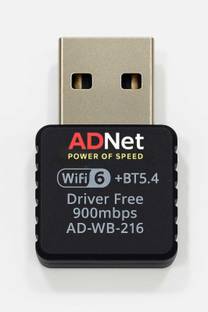 ADNet 2 in 1 Wifi 6 + Bluetooth 5.4 5Ghz+Bluetooth USB Flash Drive